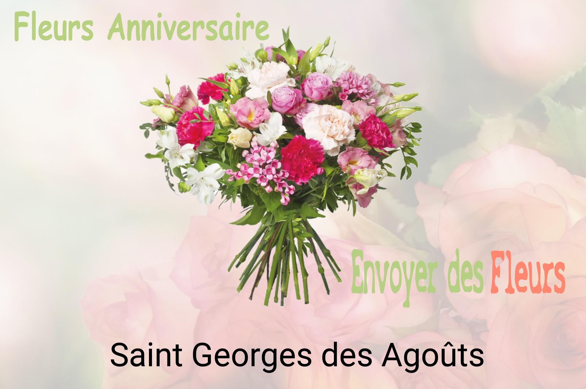 Bouquet de fleurs d’anniversaire livré à Saint-Georges-des-Agoûts