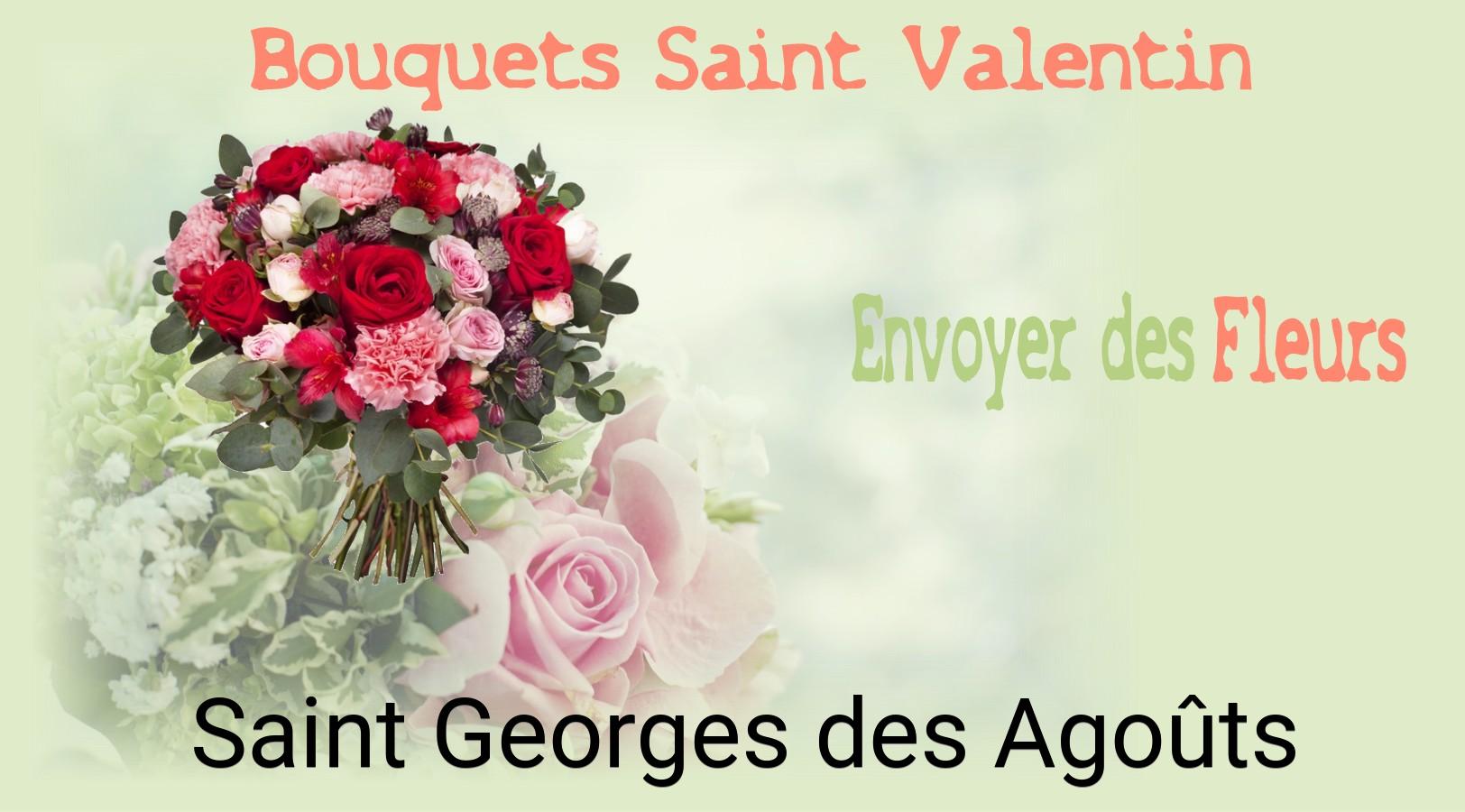 Roses de Saint-Valentin livrées à Saint-Georges-des-Agoûts